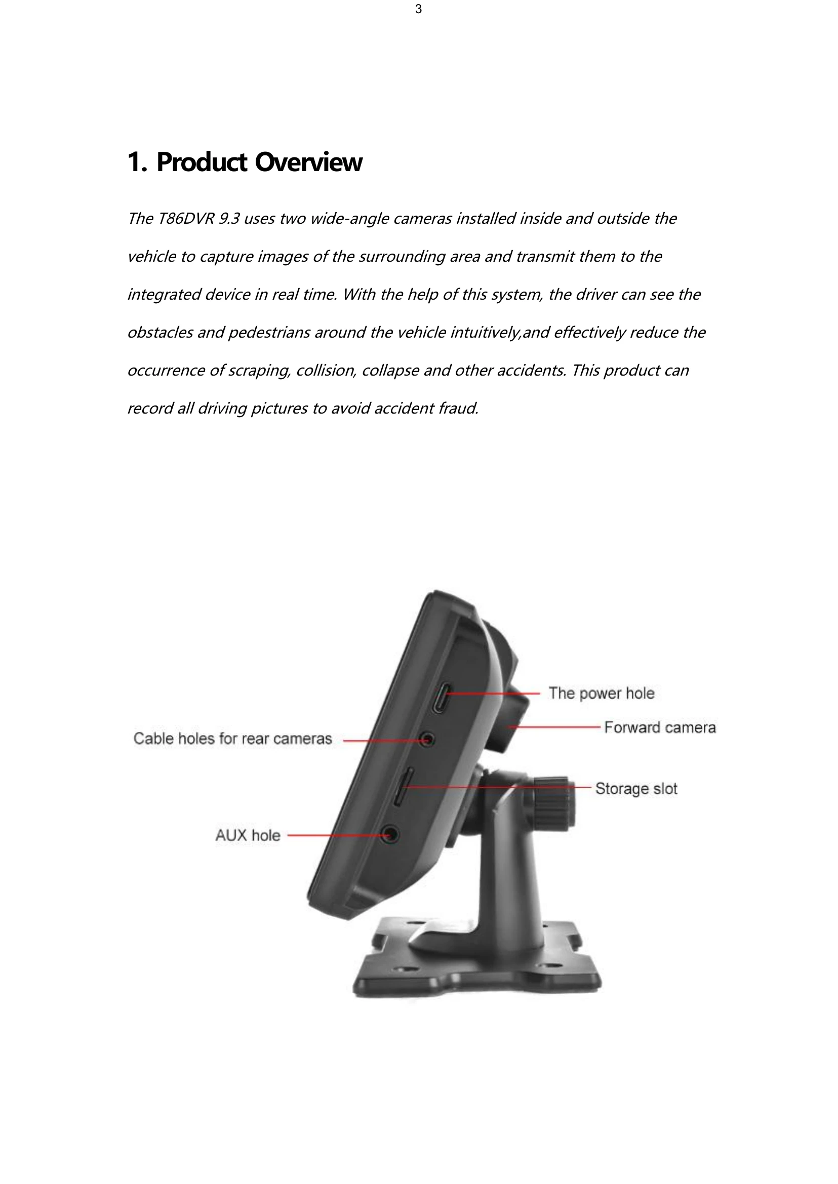 Manual for T86DVR 9.3