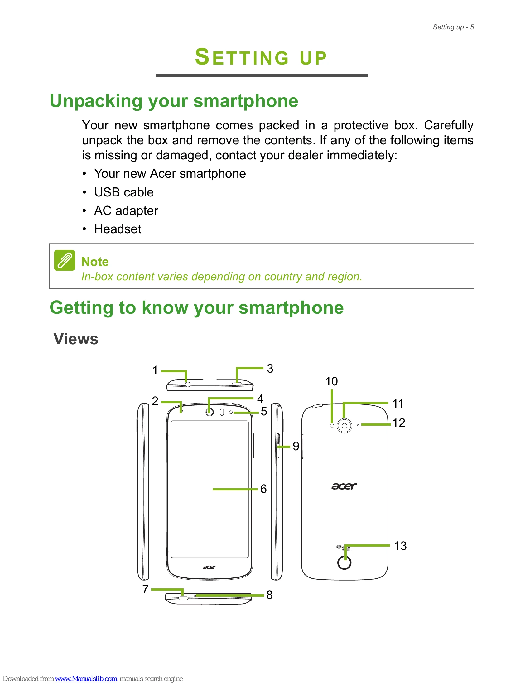 Manual for Liquid Z530
