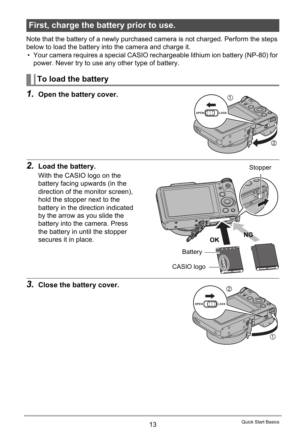 Manual for EX-H60 / EX-ZS220