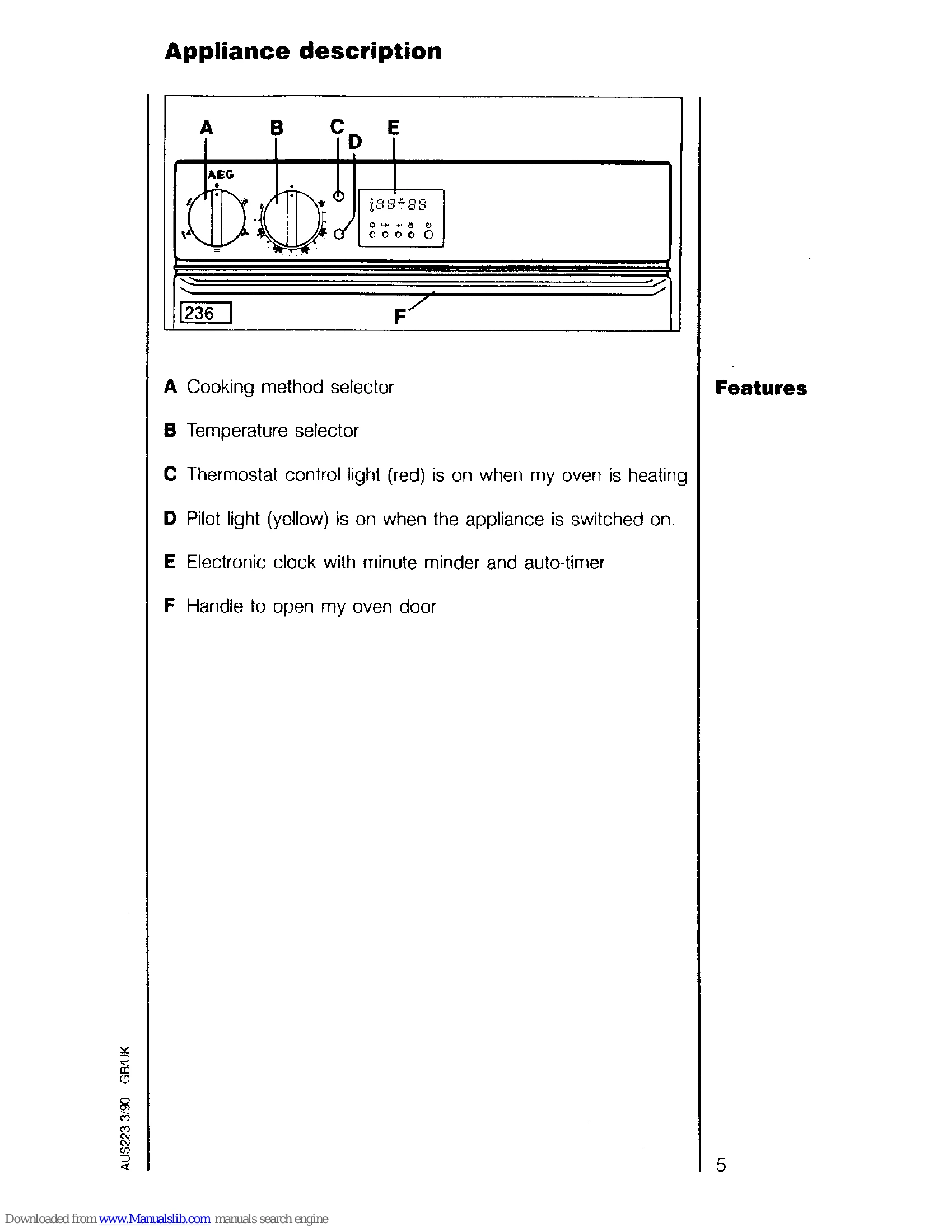 Manual for COMPETENCE 520 B