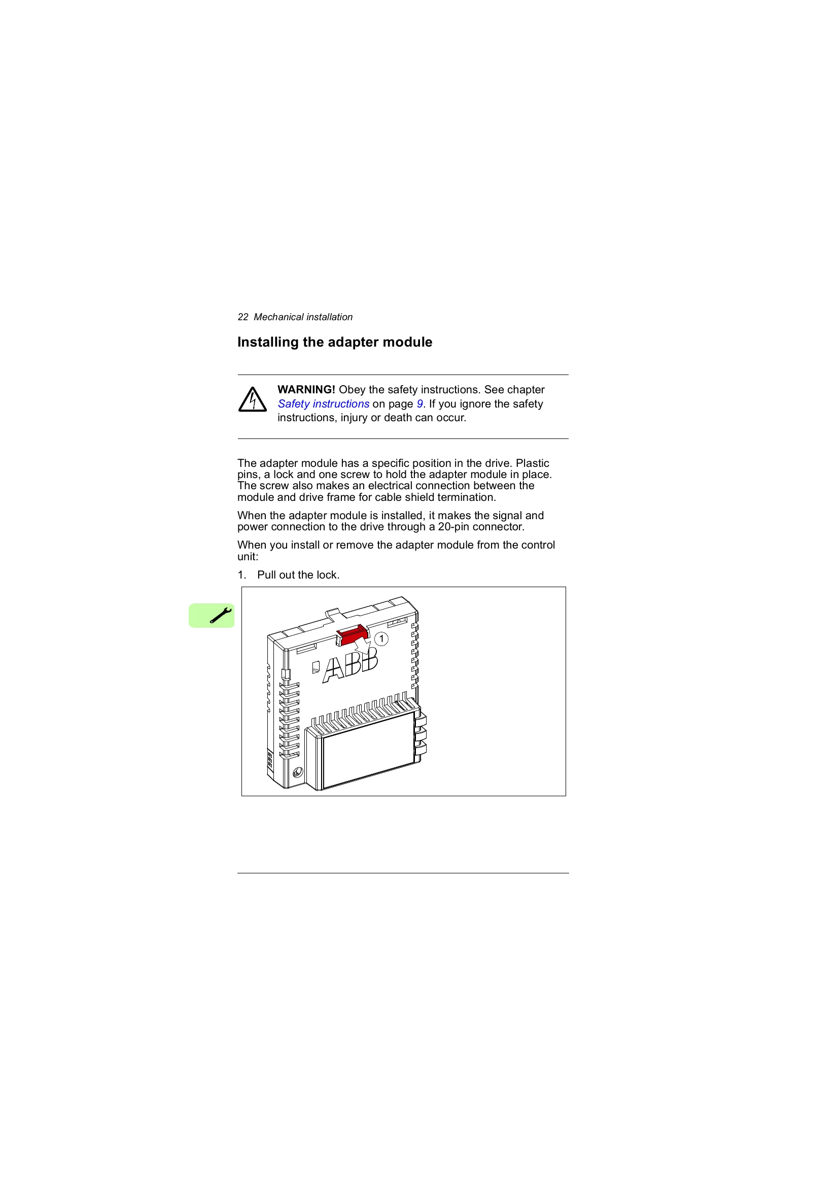 Manual for FBIP-21 BACnet/IP adapter module
