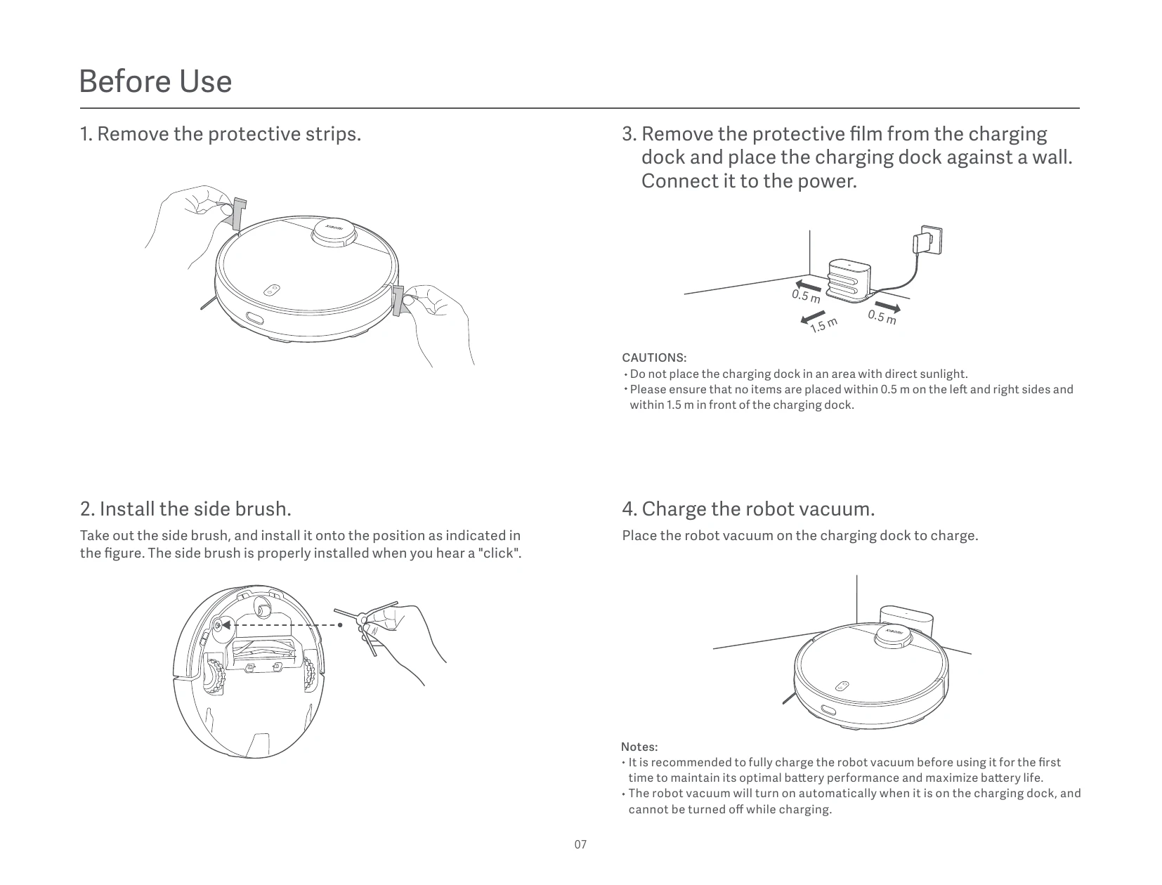 Manual for Robot Vacuum S12
