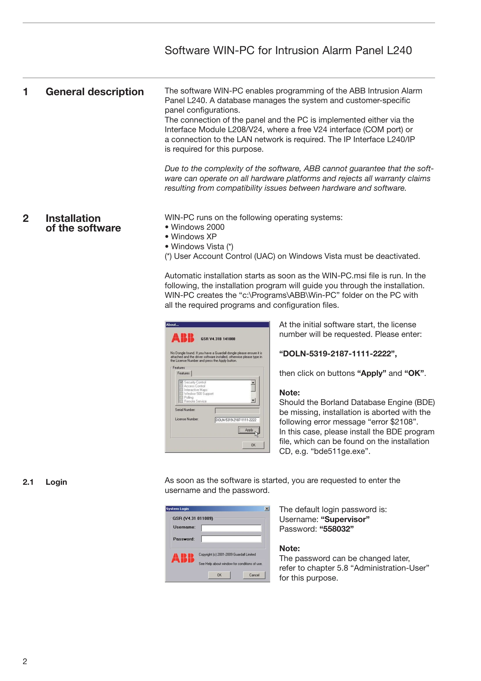 Manual for L240