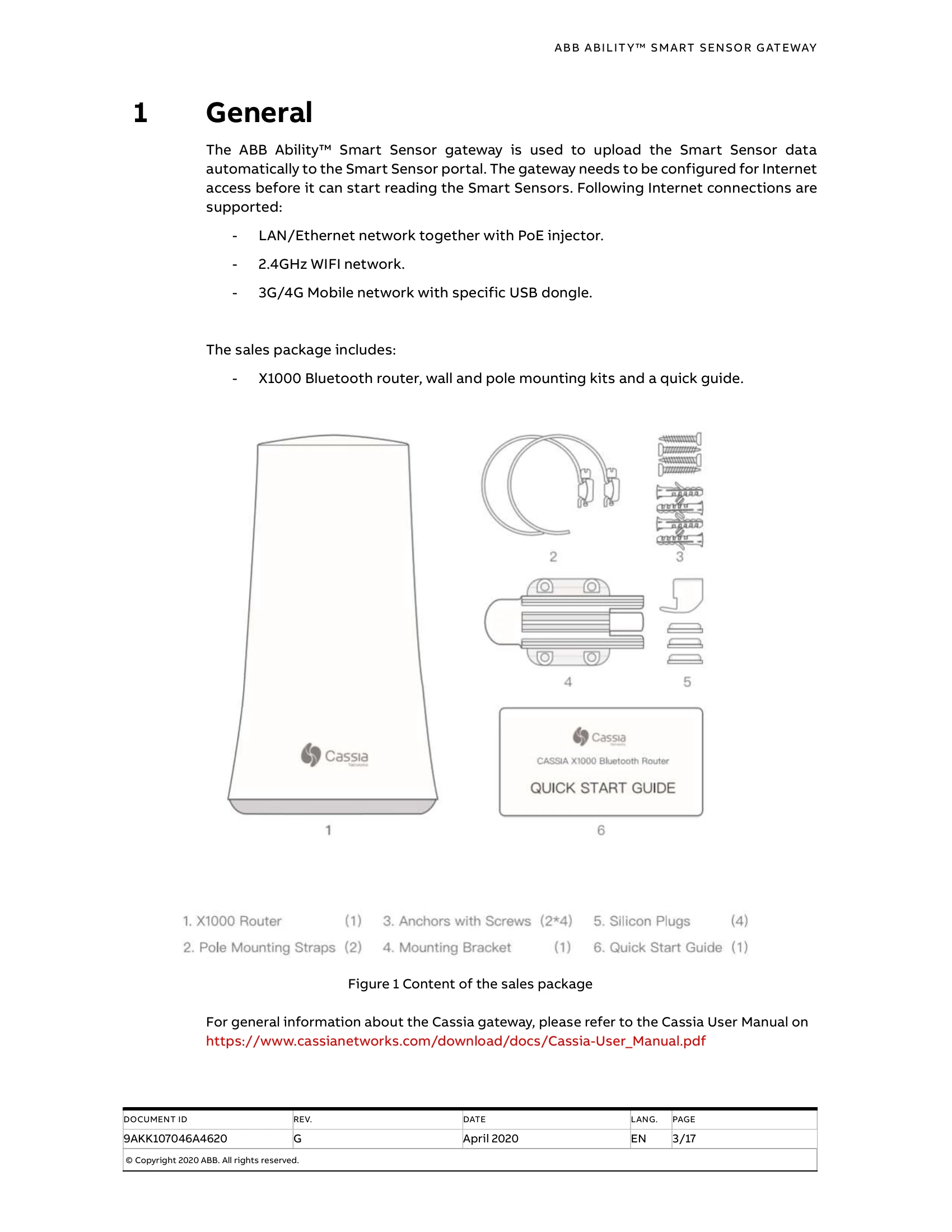 Installation Guide for X1000