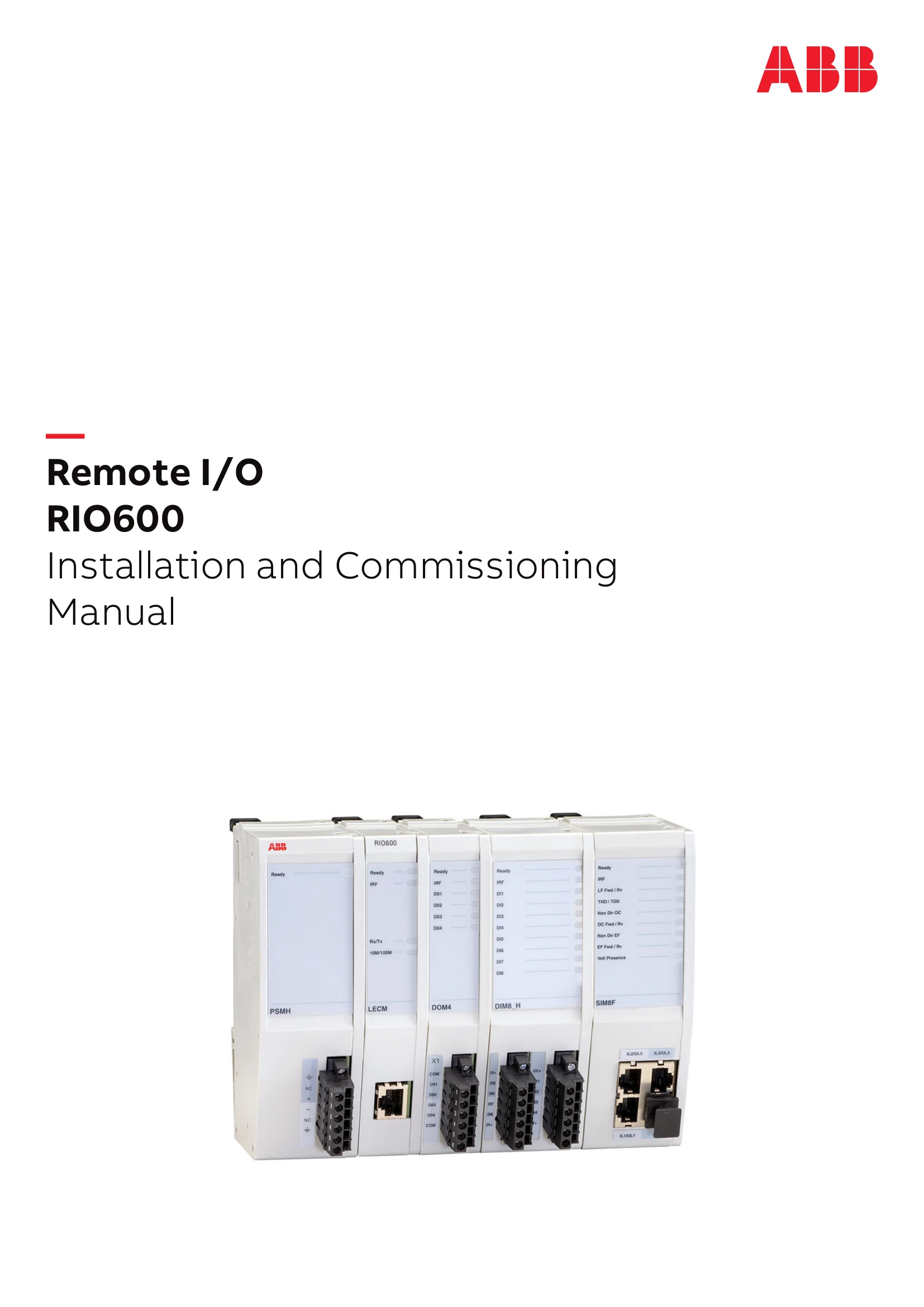 Installation Guide for RIO600