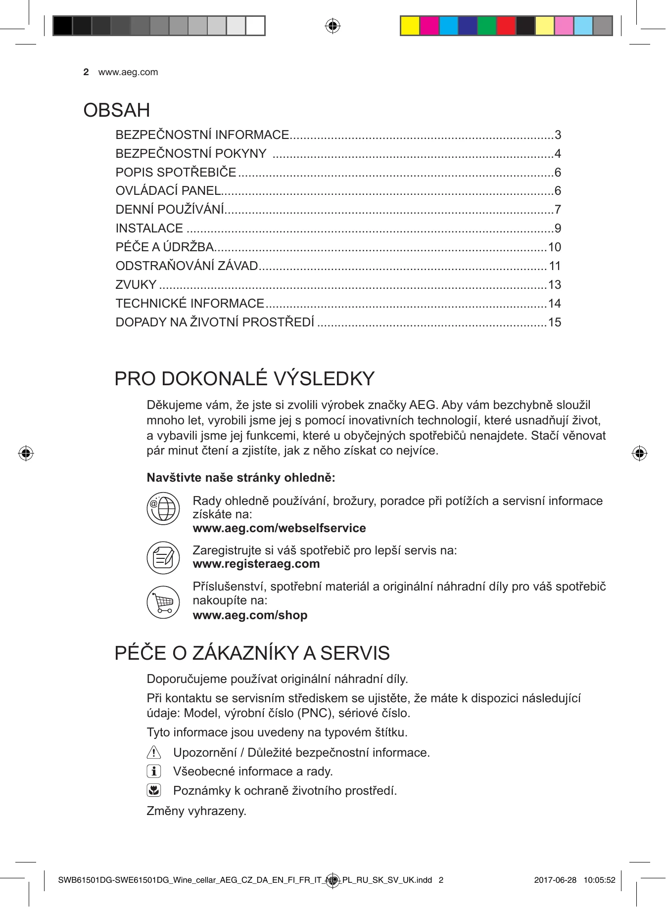 Manual for SWB61501DG