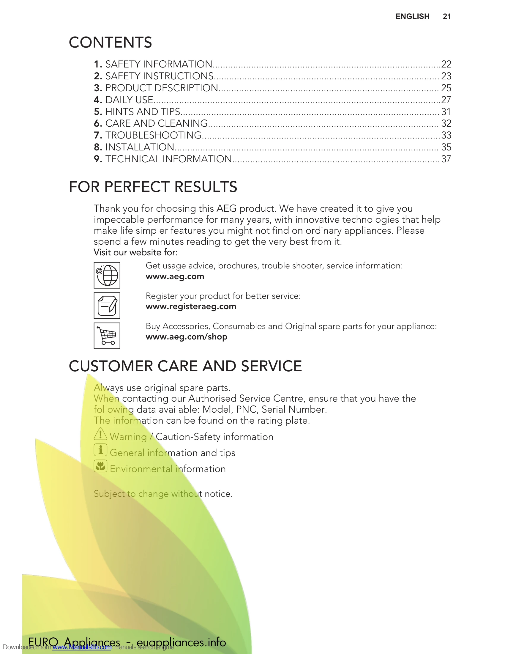 Manual for HKM95600IB