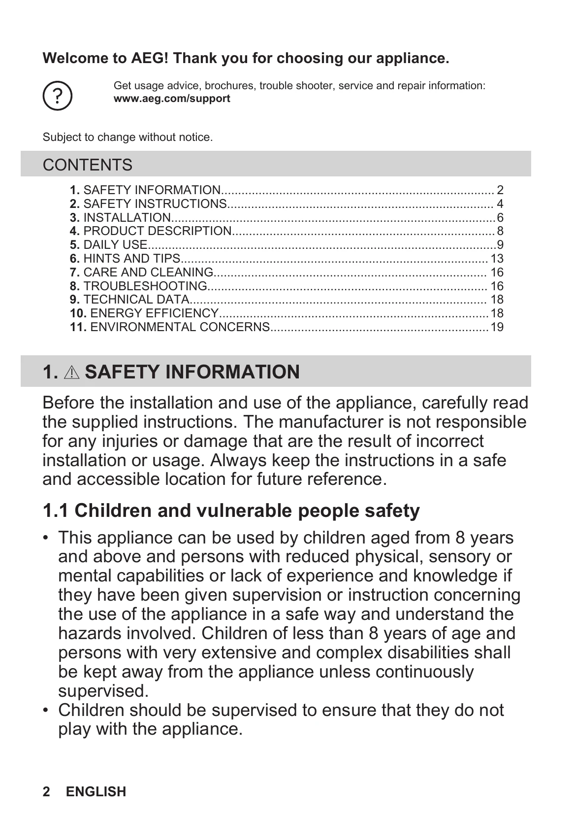 Manual for IKX64301CB