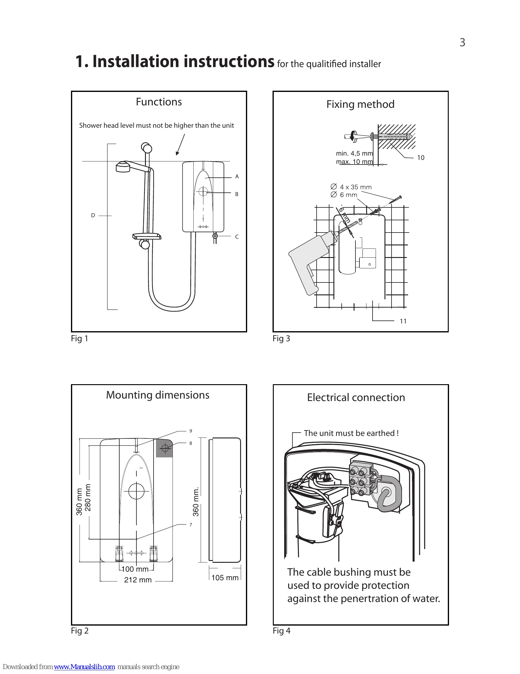 Installation Guide for BS 35 / 45 / 60
