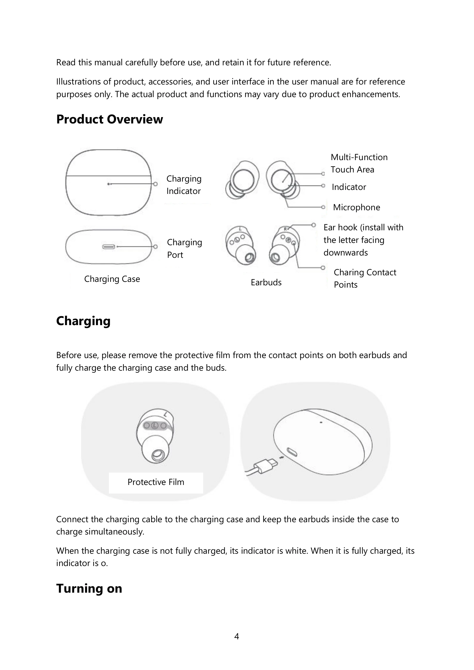 Manual for Redmi Buds 3 Lite