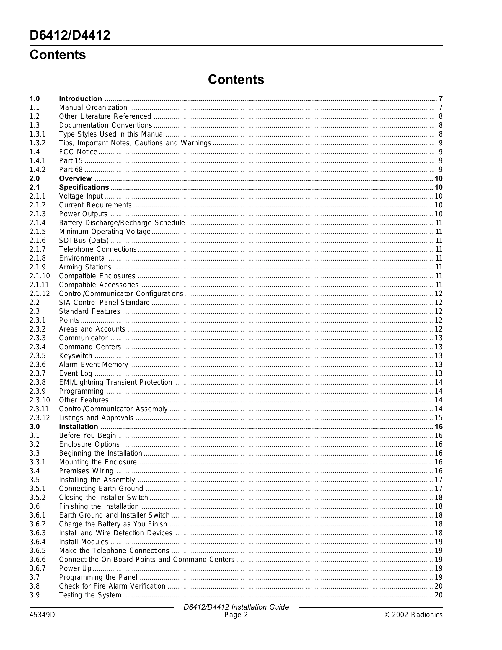 Installation Guide for D6412/D4412