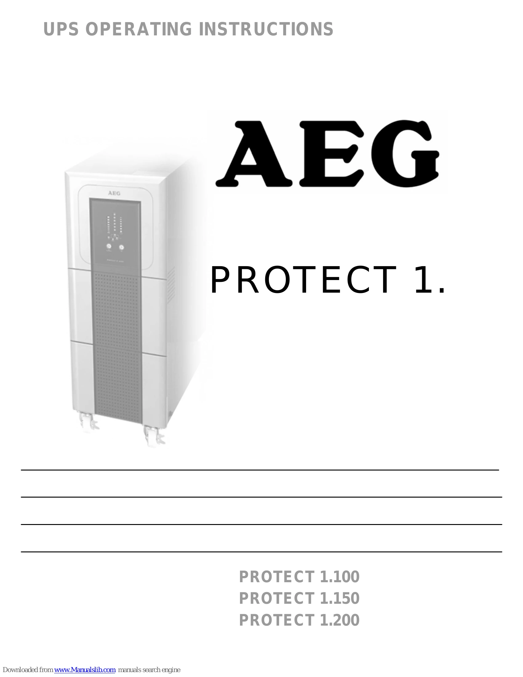 Manual for PROTECT 1.100/1.150/1.200