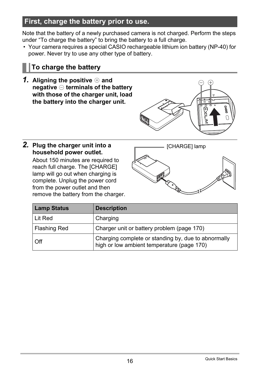 Manual for EX-FC150