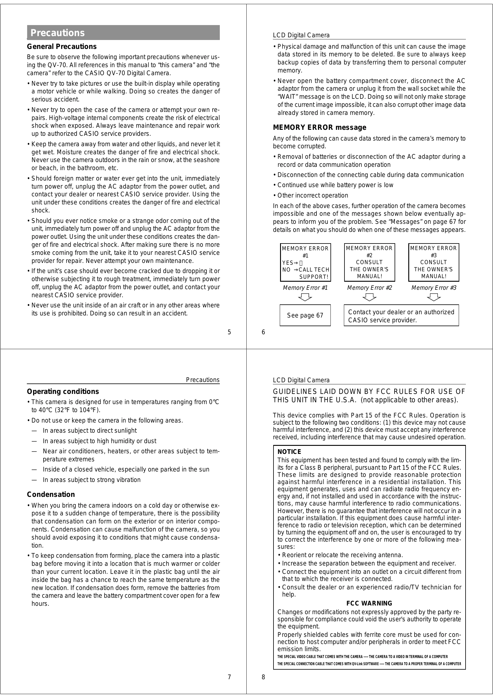 Manual for QV-70