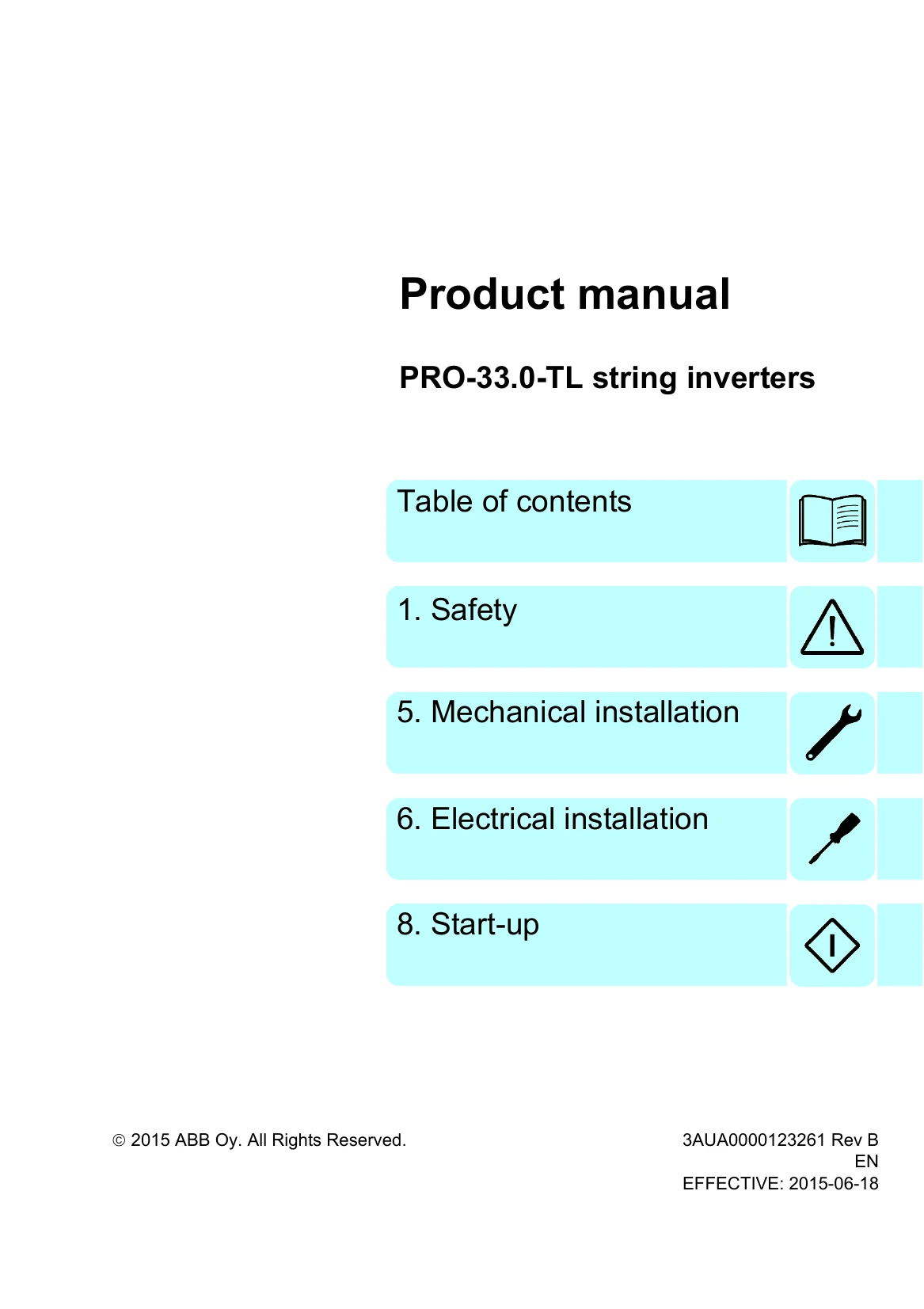 Manual for PRO-33.0-TL