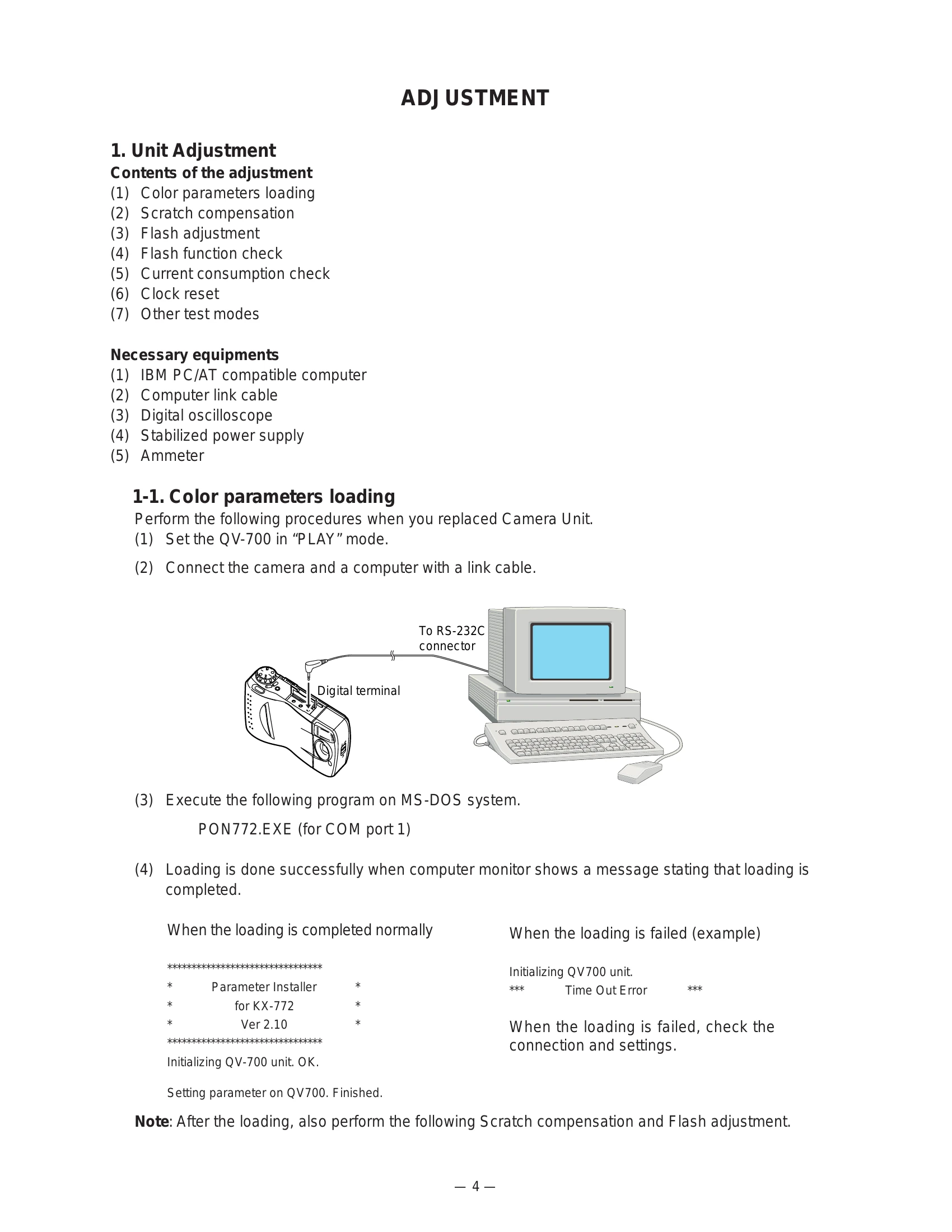 Manual for QV-700