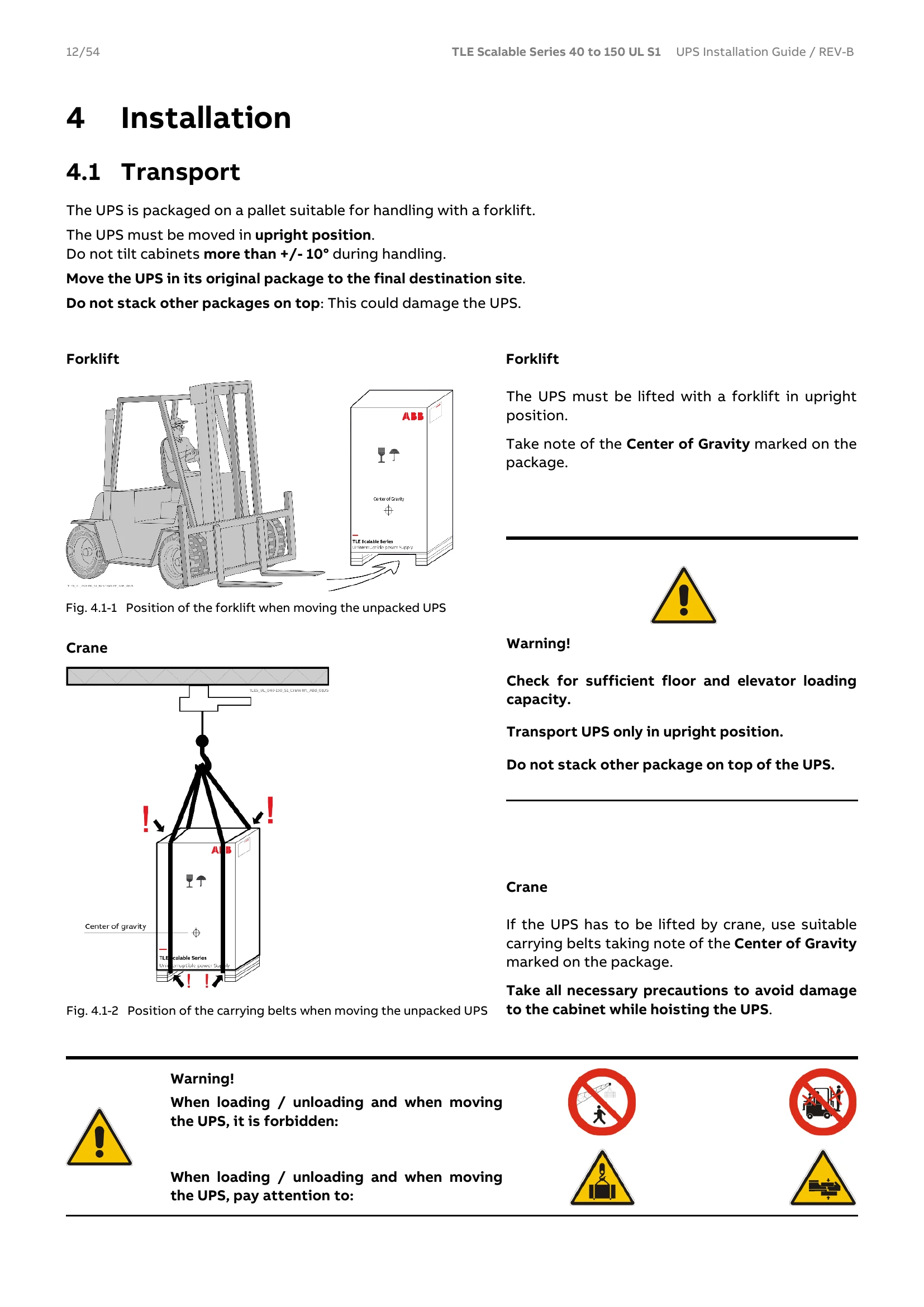 Installation Guide for TLE Scalable Series 40 to 150 kVA UL S1