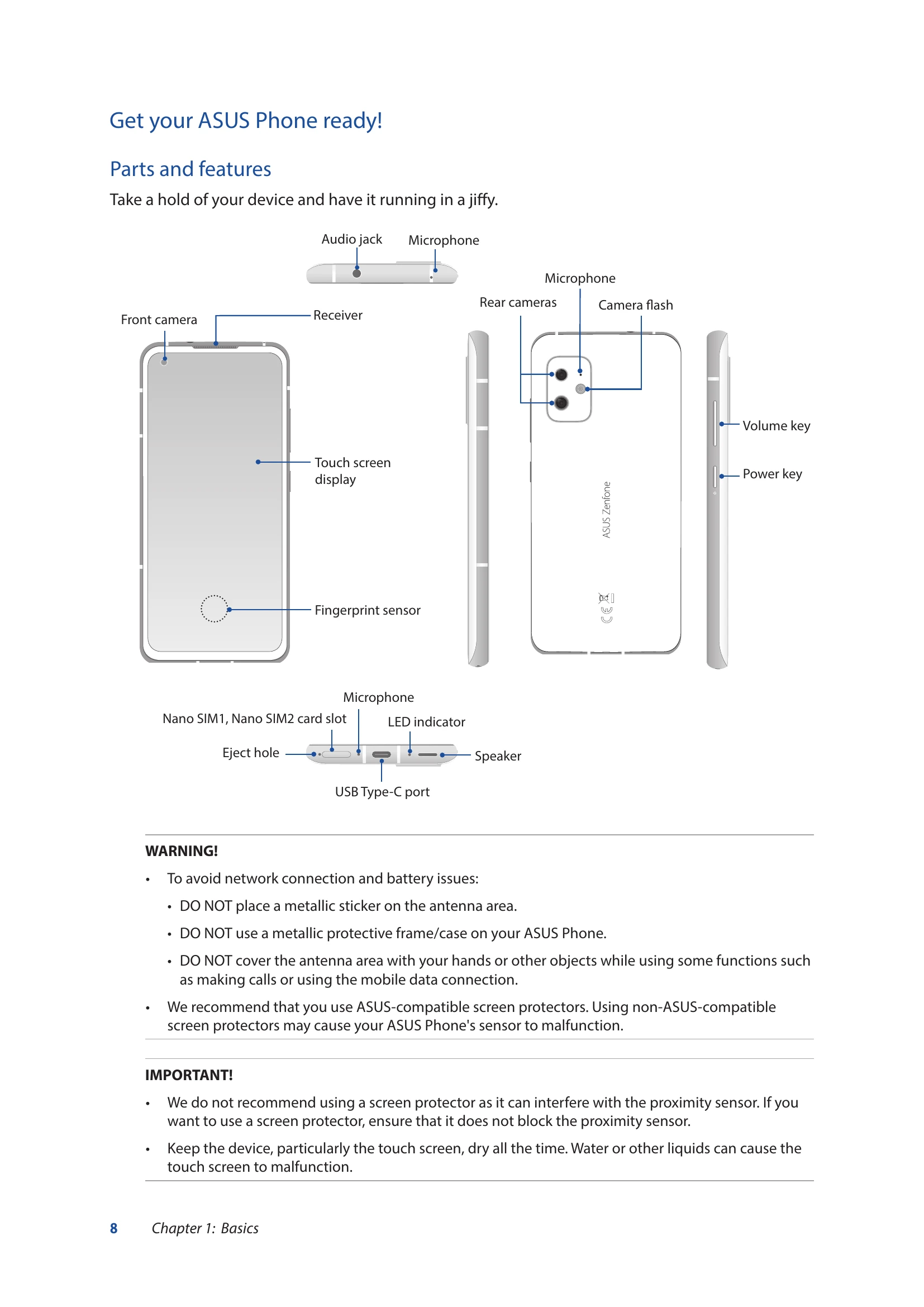 Manual for Zenfone 8