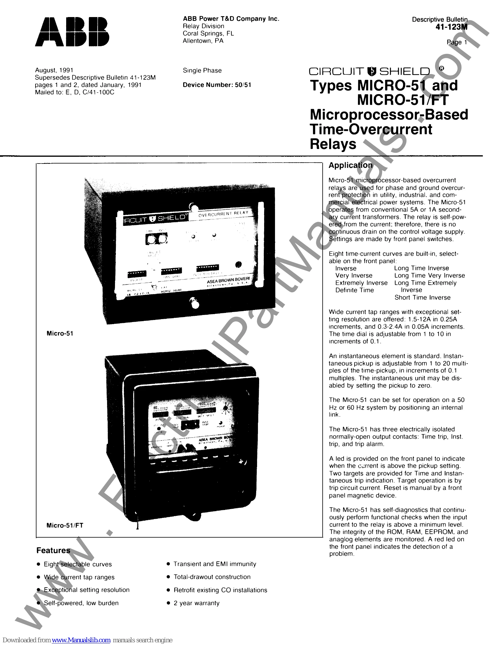 Brochure/Marketing for MICRO-51
