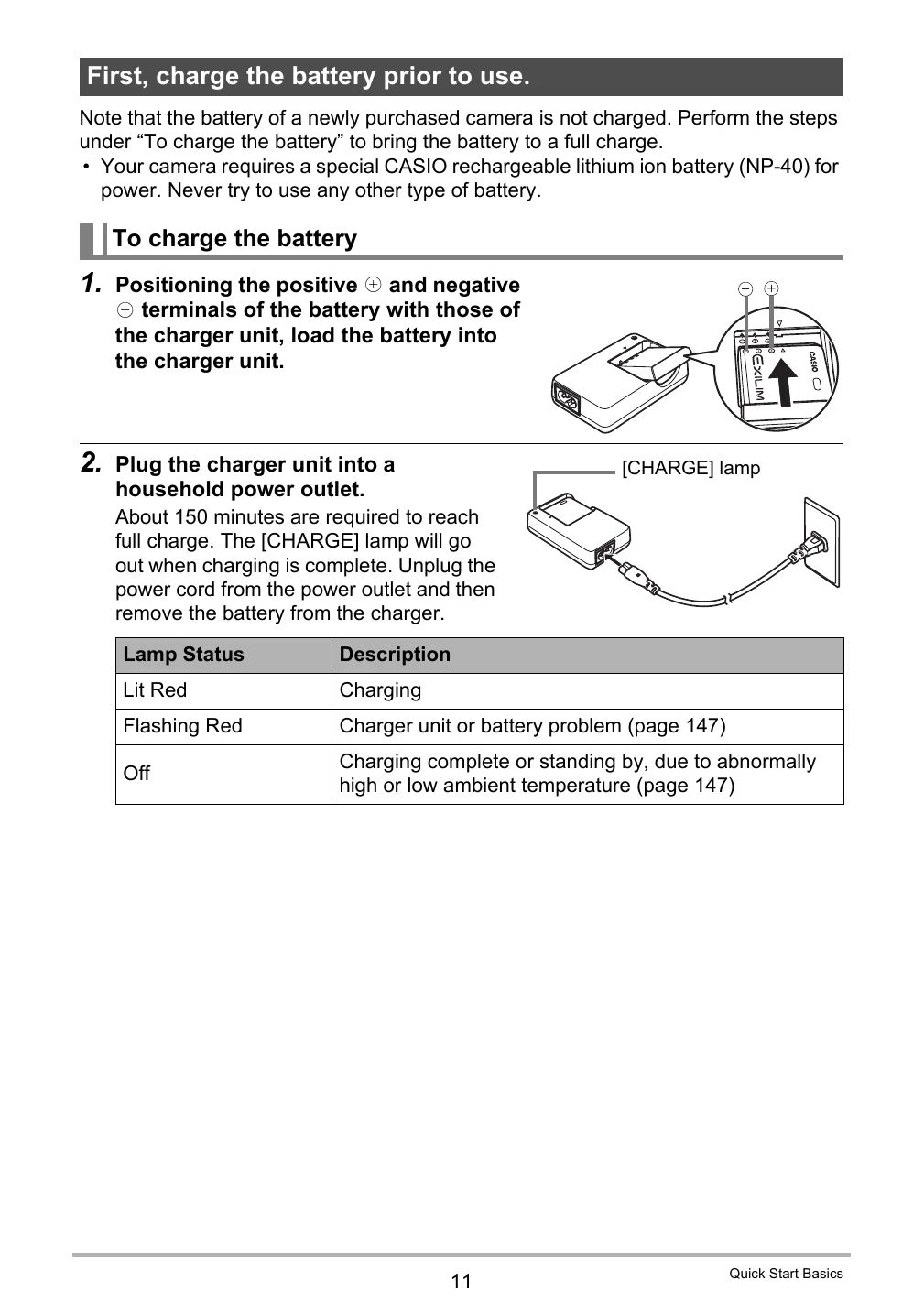 Manual for EX-Z300