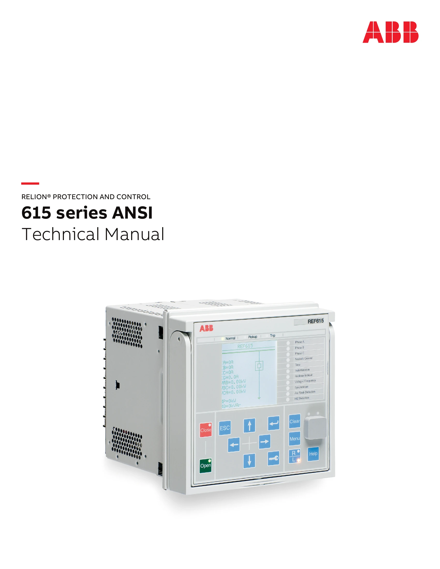 Manual for REF615