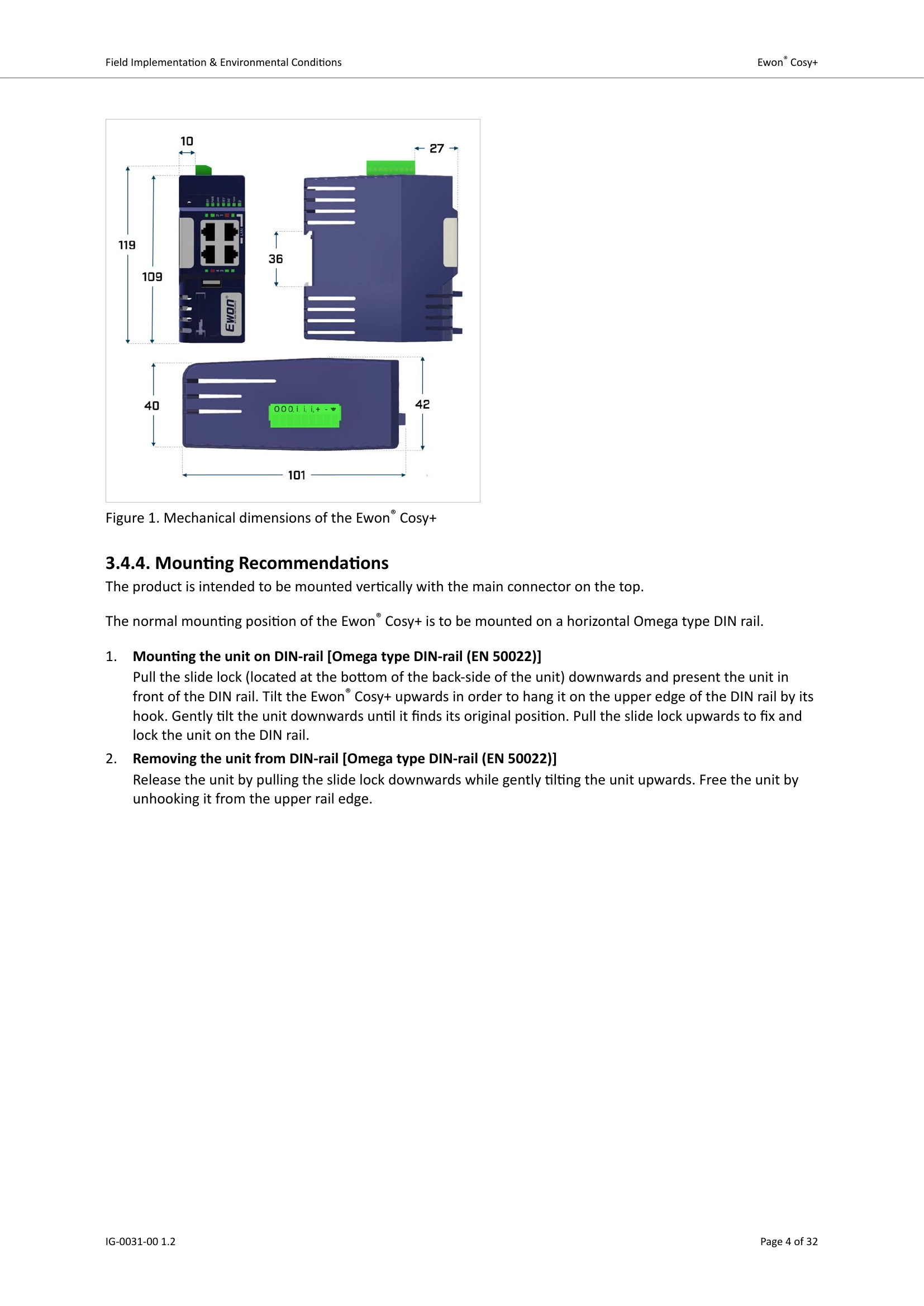 Installation Guide for Cosy+