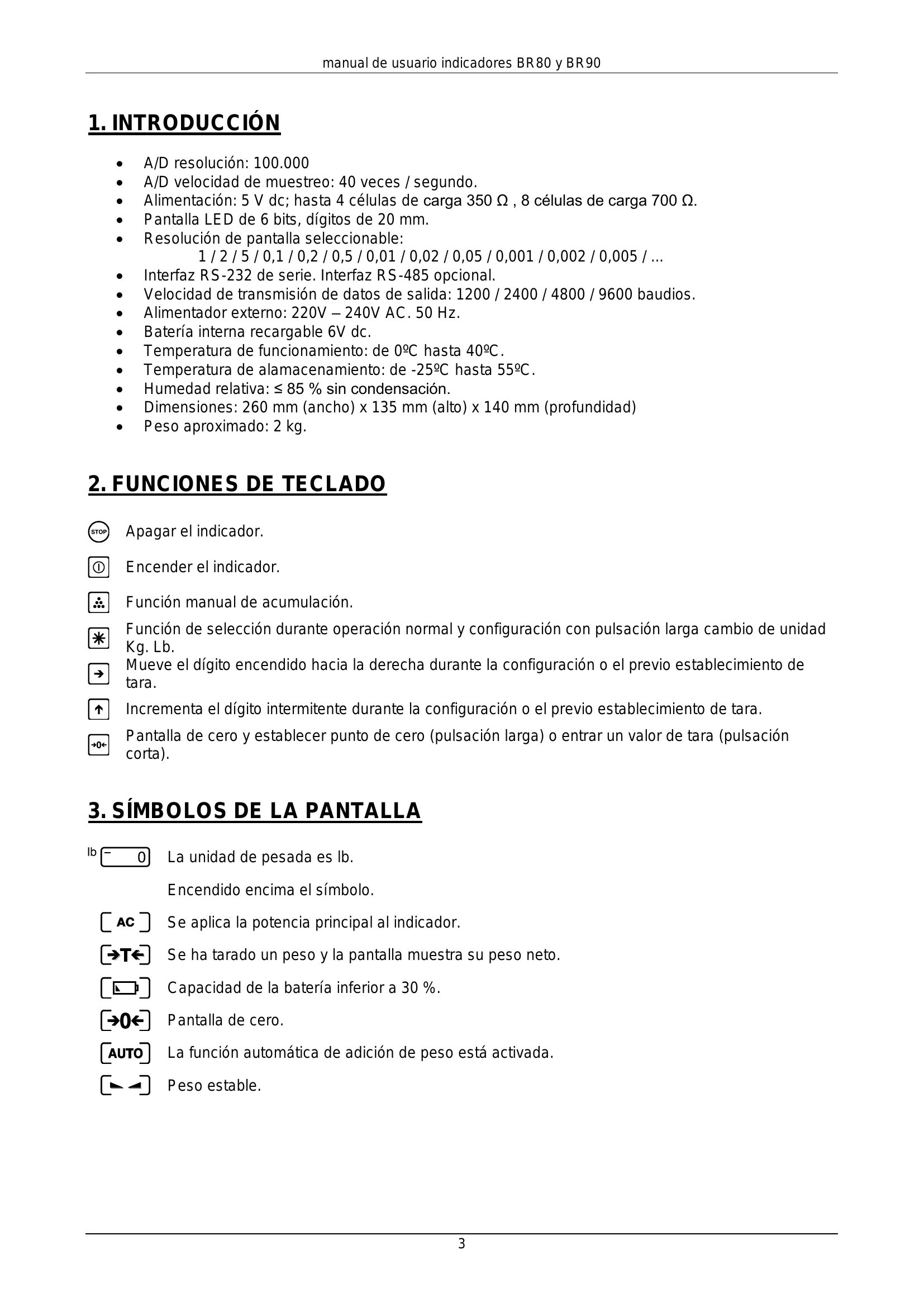 Manual for BR80 - BR90