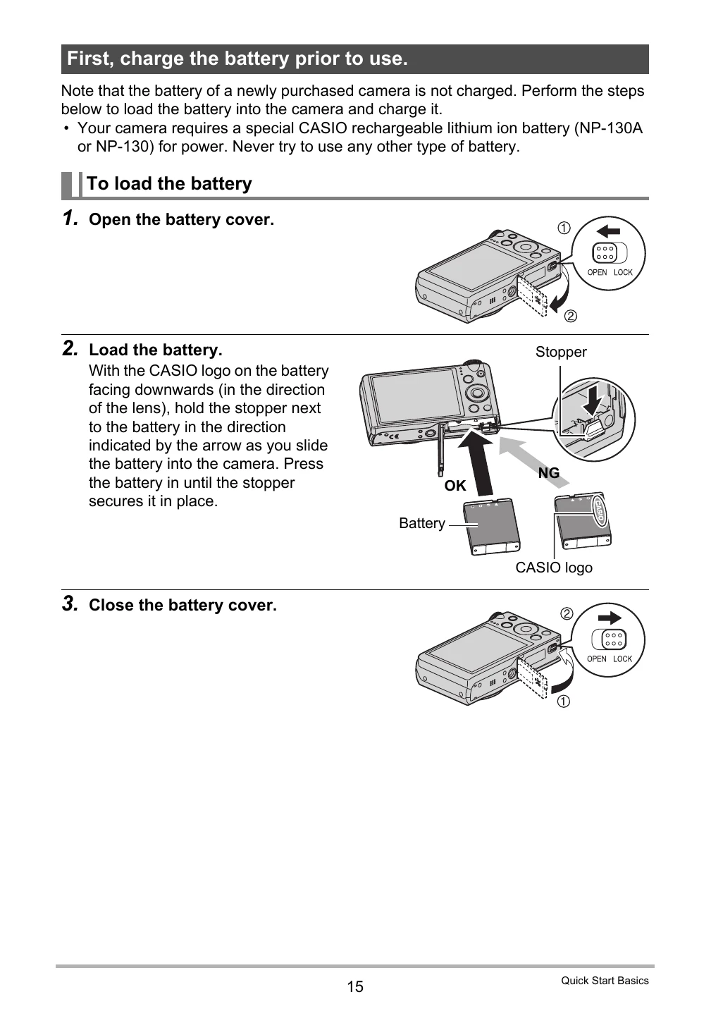Manual for EX-ZR500