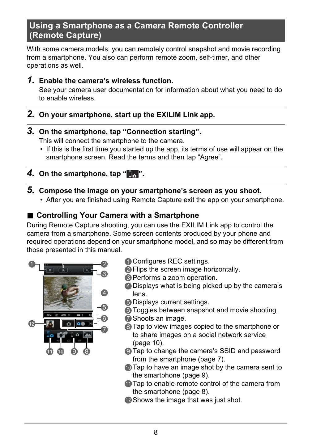 Manual for EXILIM Link