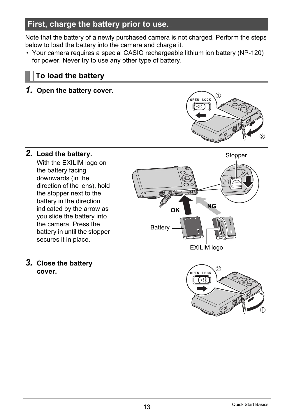 Manual for EX-ZS30, EX-Z790