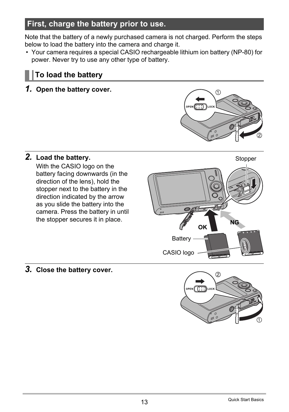Manual for EX-ZS50 / EX-ZS180