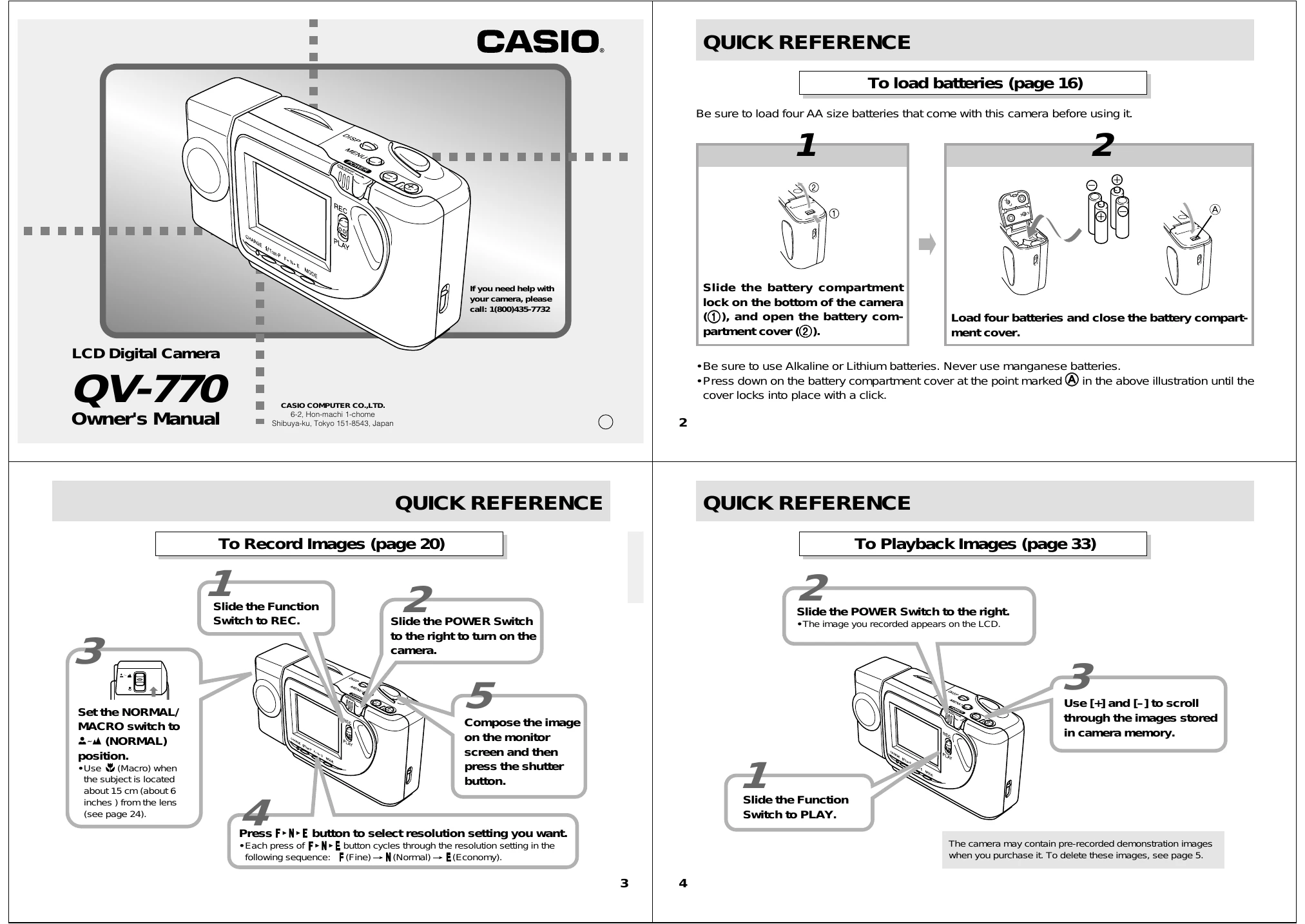 Manual for QV-770