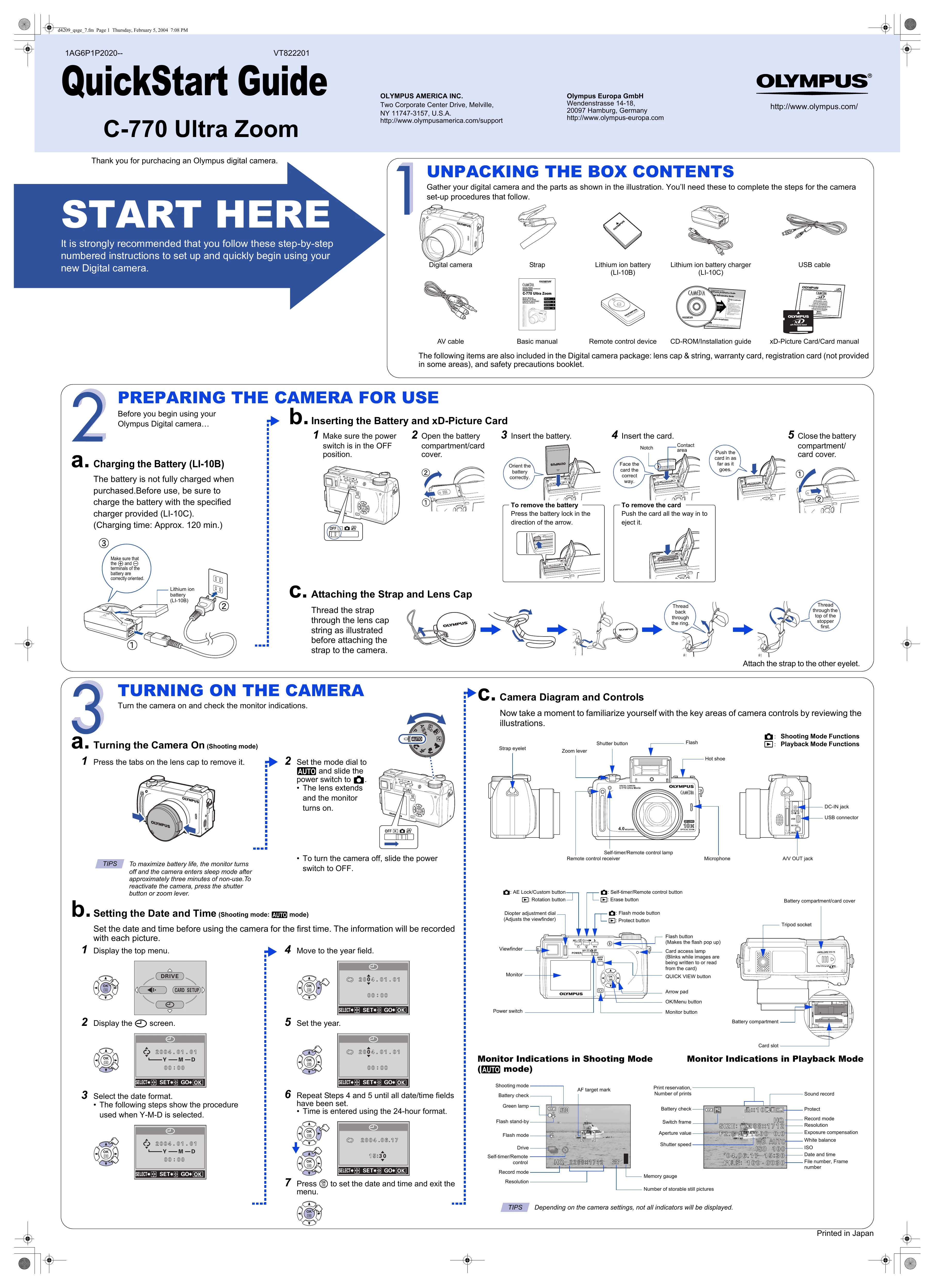 Manual for C-770 Ultra Zoom