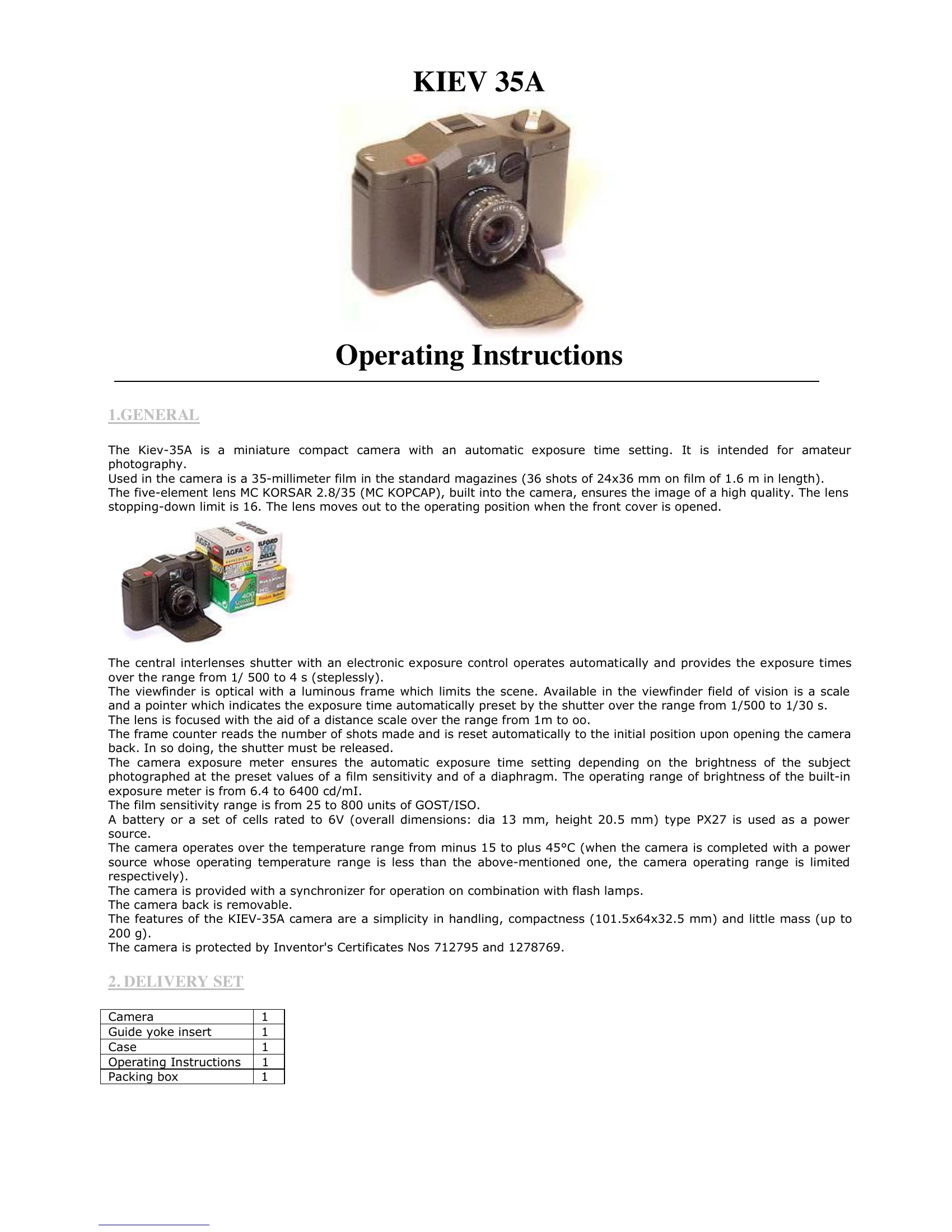 Manual for 35A