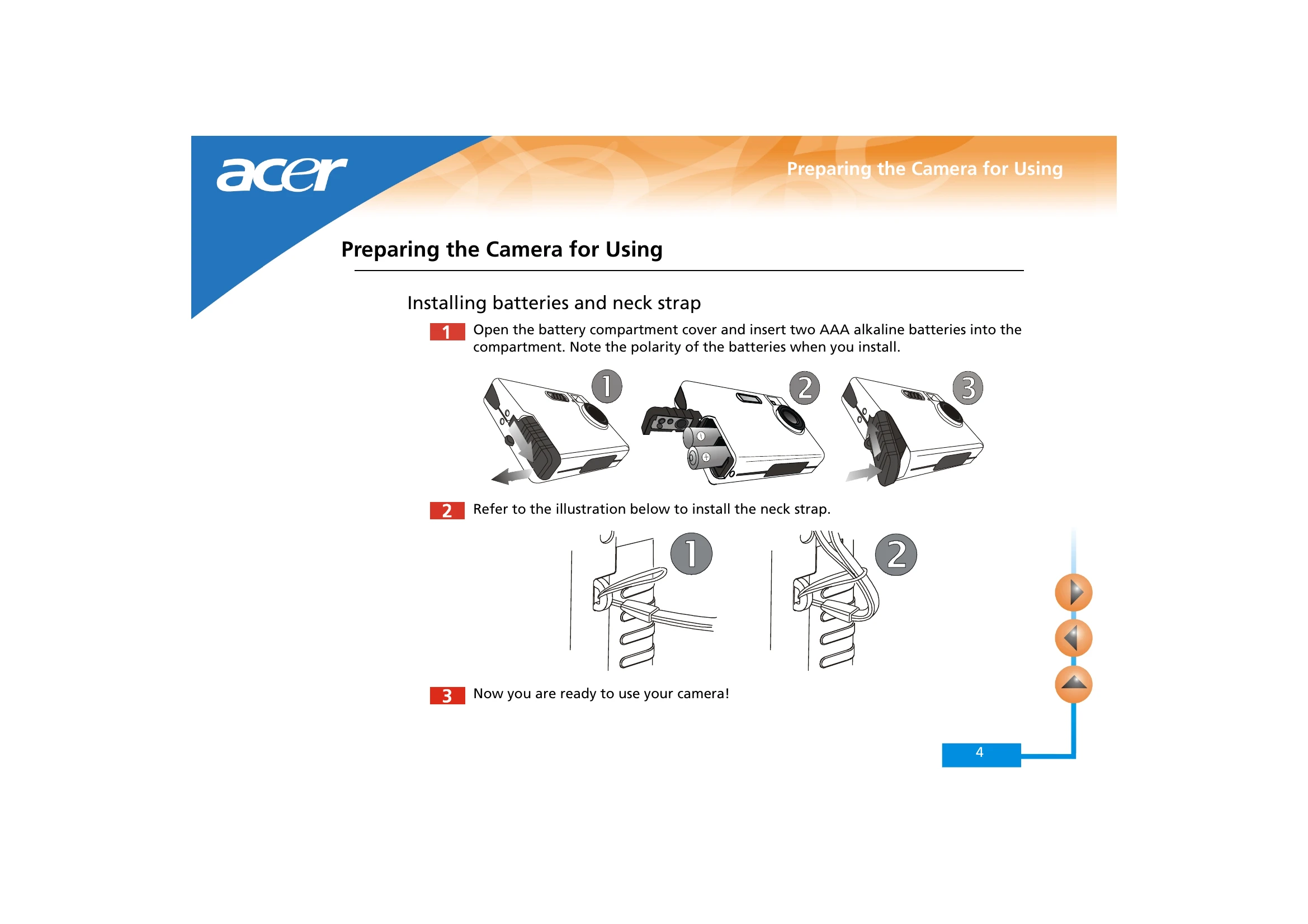 Manual for Digital Camera 300