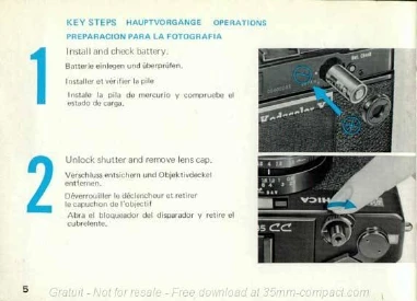 Manual for ELECTRO 35 CC