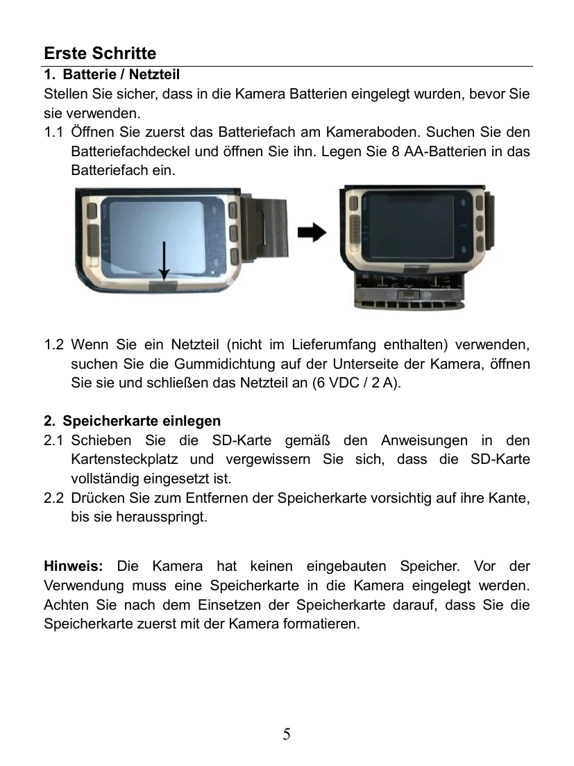 Manual for ScoutingCam BLACK800 WiFi