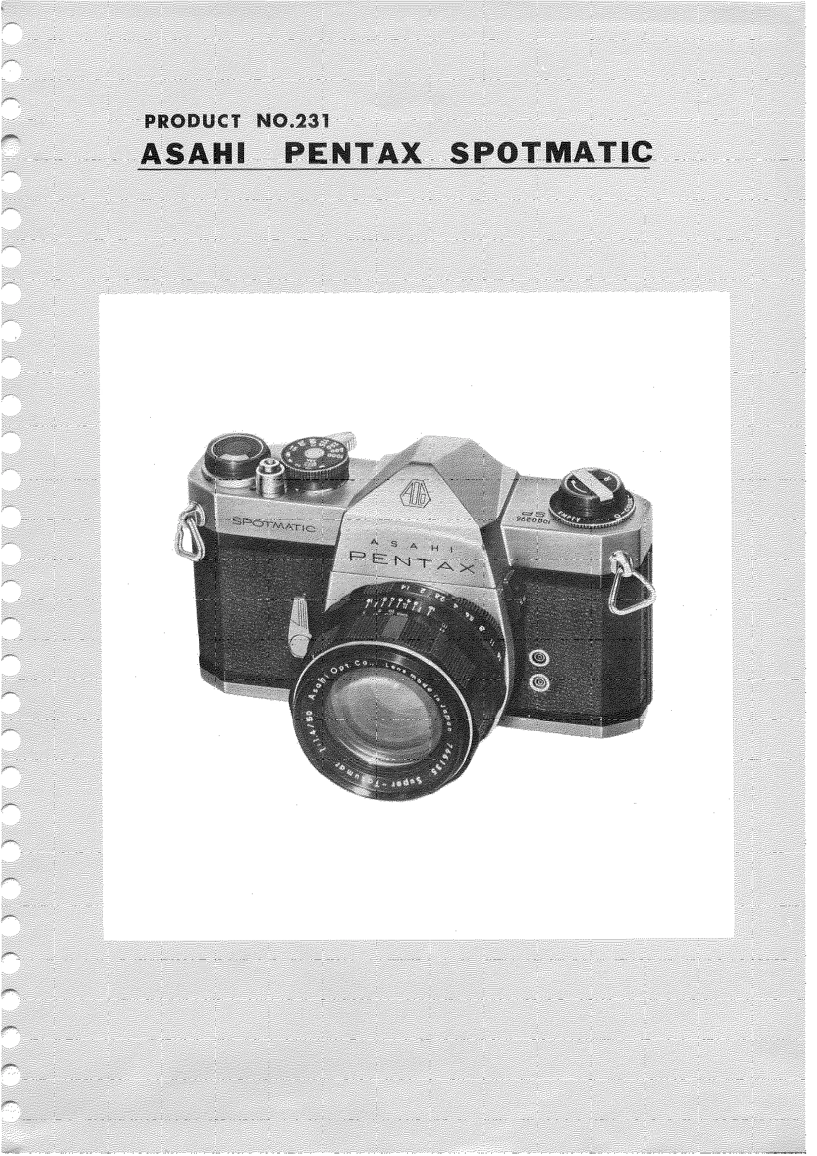 Manual for SPOTMATIC