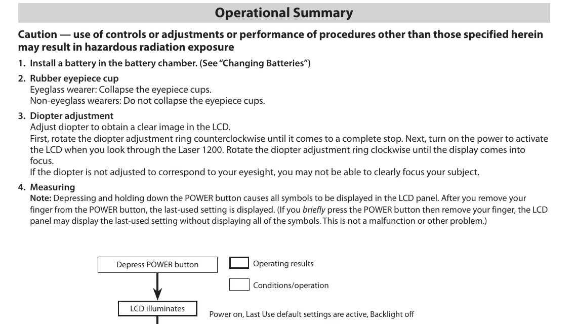 Manual for Laser 1200 - Troubleshooting and error codes + PDF Download