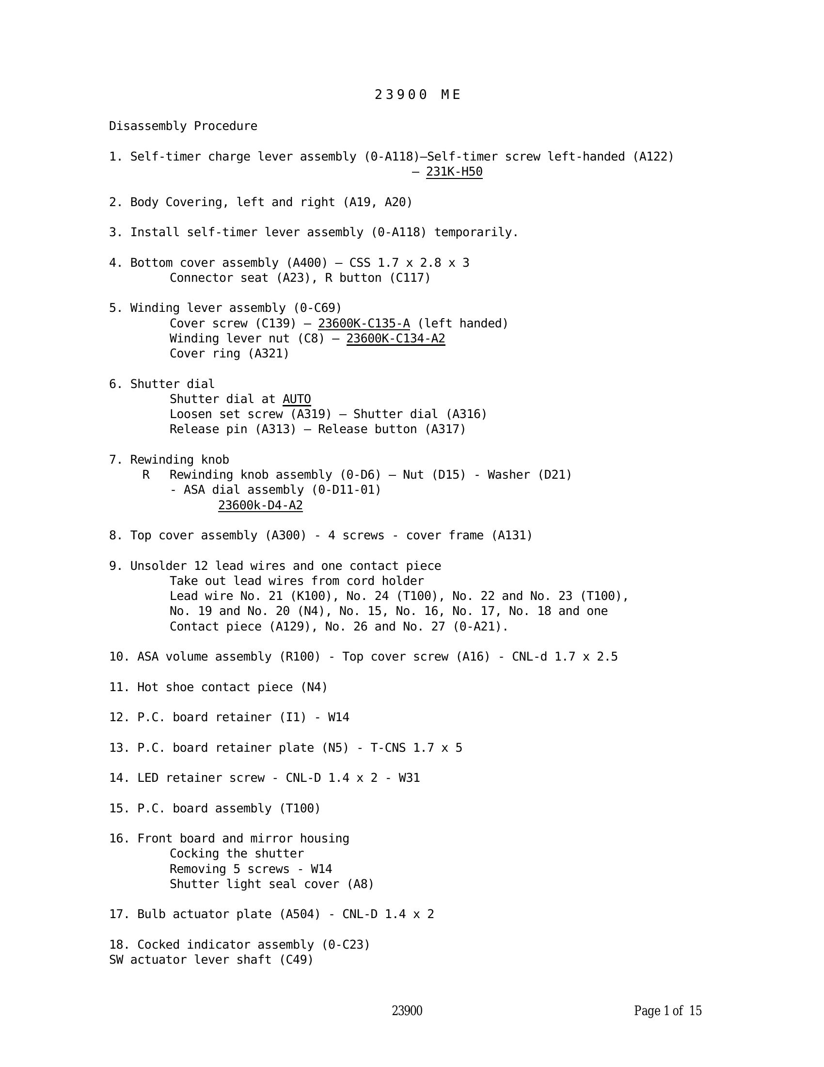Manual for ME