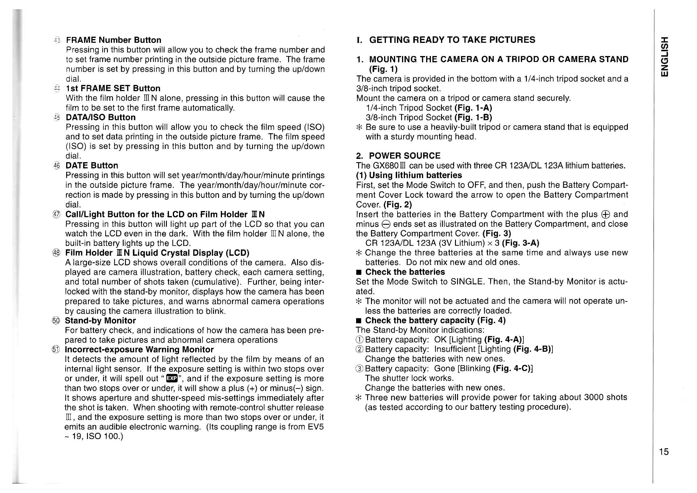 Manual for GX680III