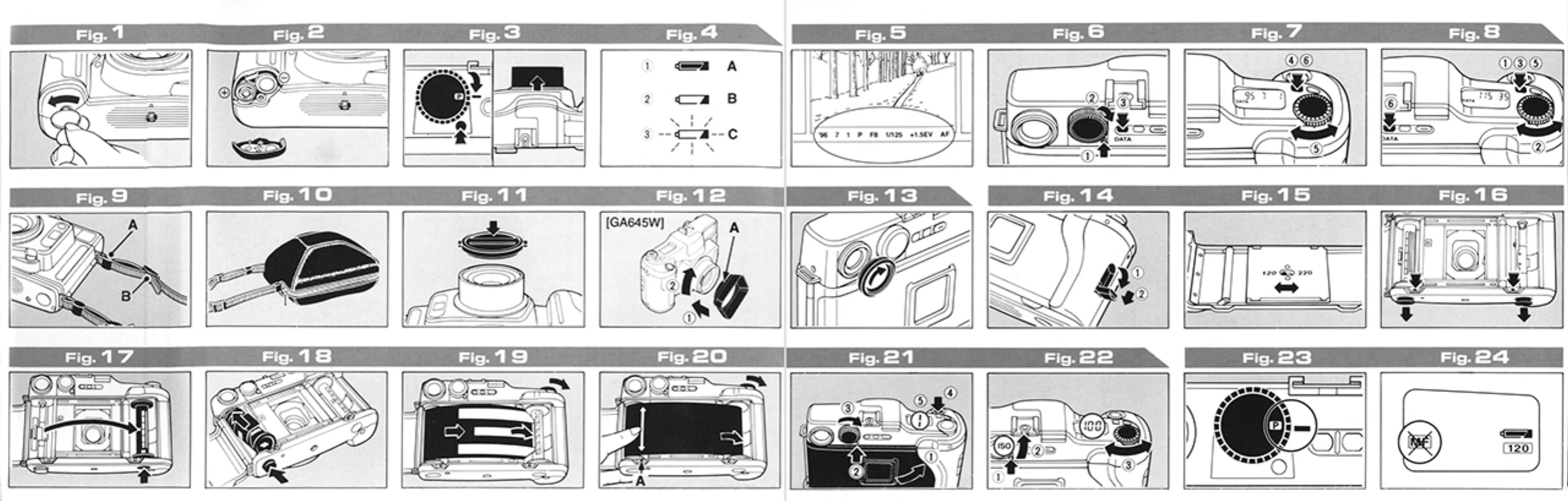Manual for GA645 / GA645W