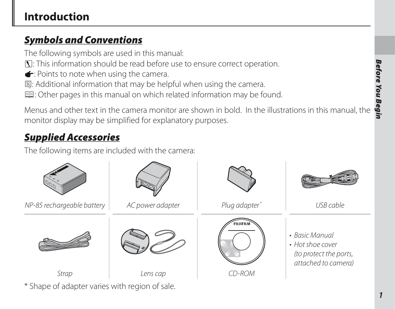 Manual for FINEPIX S1