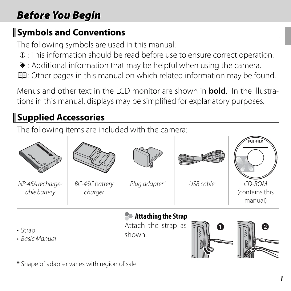 Manual for FINEPIX Z900EXR