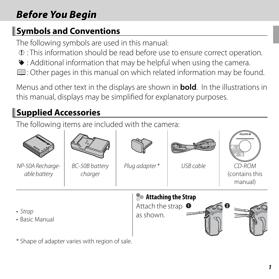 Manual for FINEPIX F850EXR