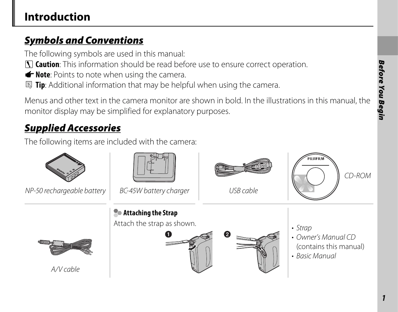 Manual for FinePix F300EXR