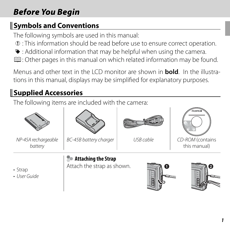 Manual for FINEPIX Z85/Z90