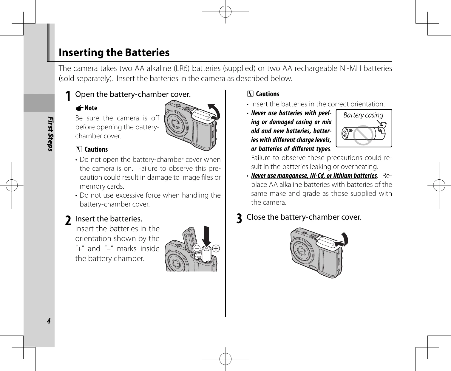 Manual for A850
