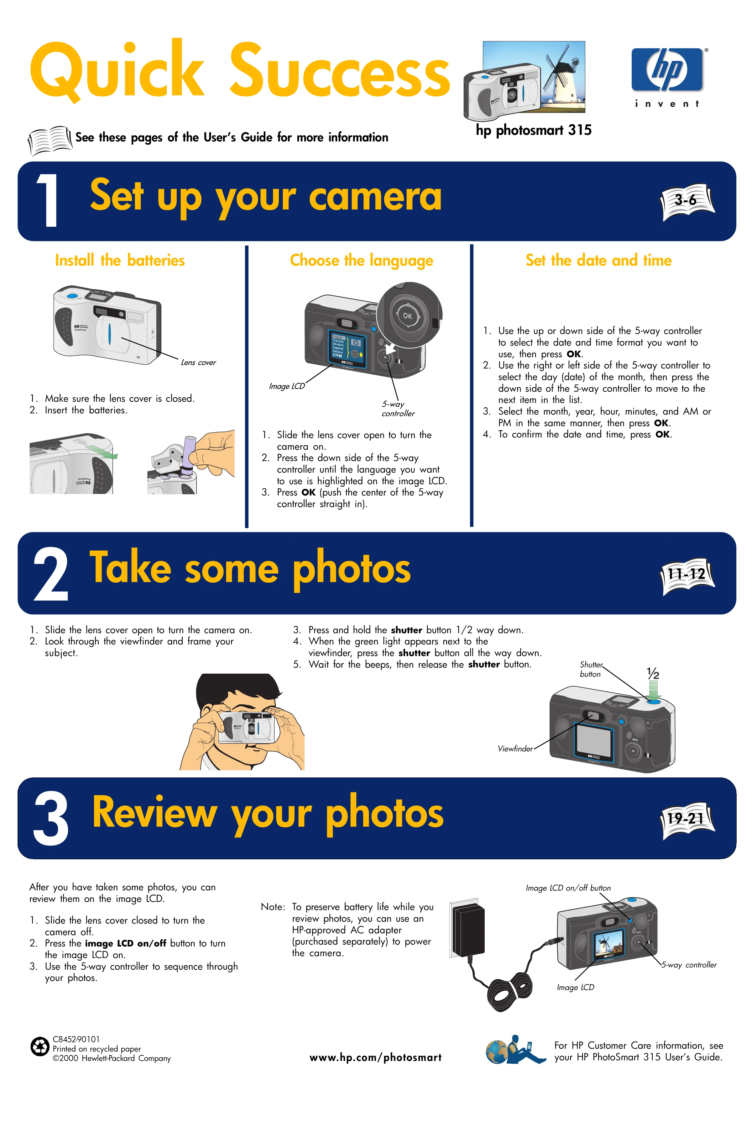 Manual for Photosmart 315