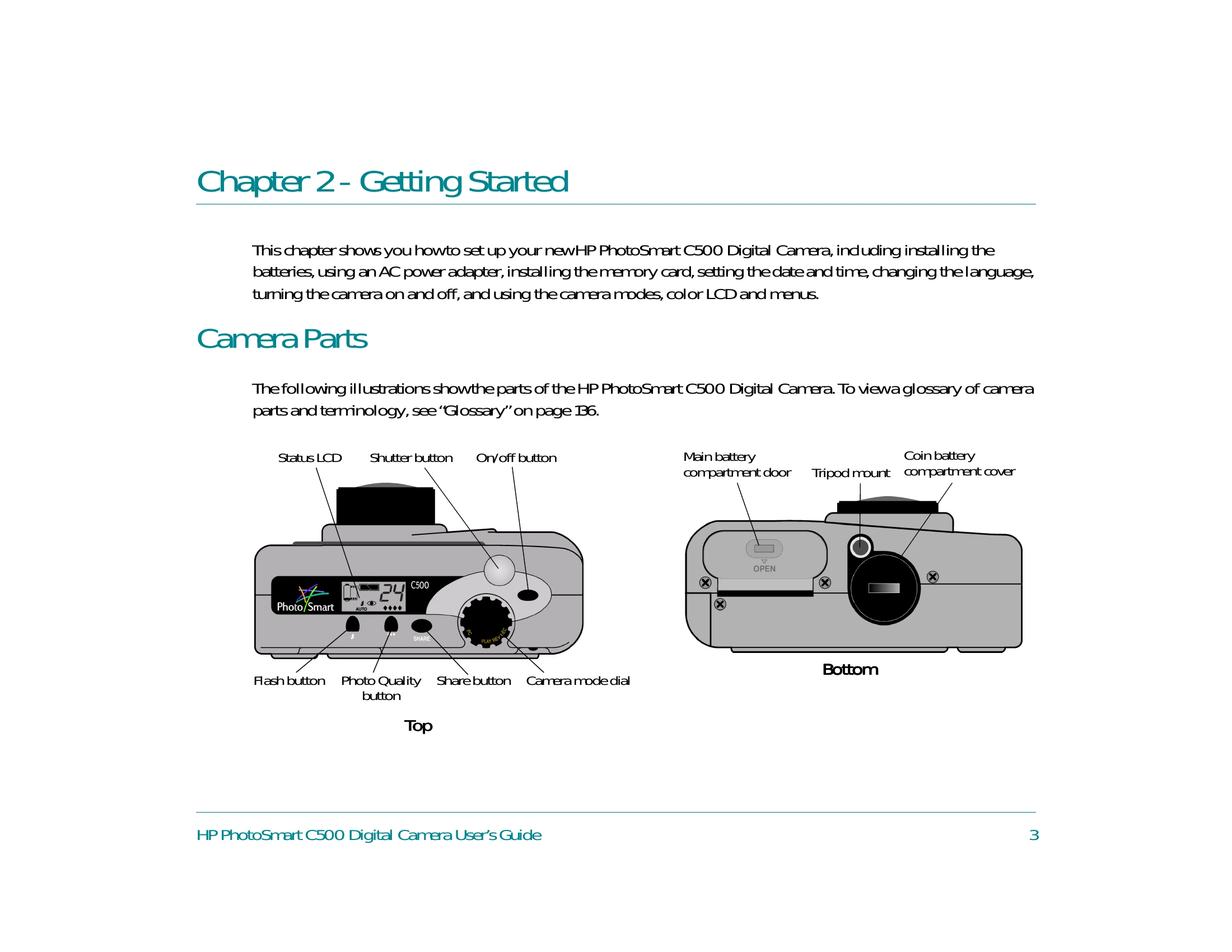 Manual for PhotoSmart C500